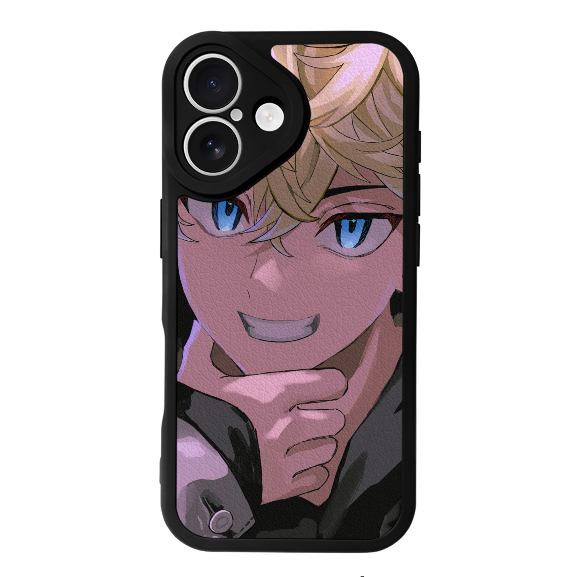 （画像用） 東京リベンジャーズ Tokyo Revengers 【iPhone 16シリーズ対応】シリコンスマホケース（レザー調） 材質：シリコン